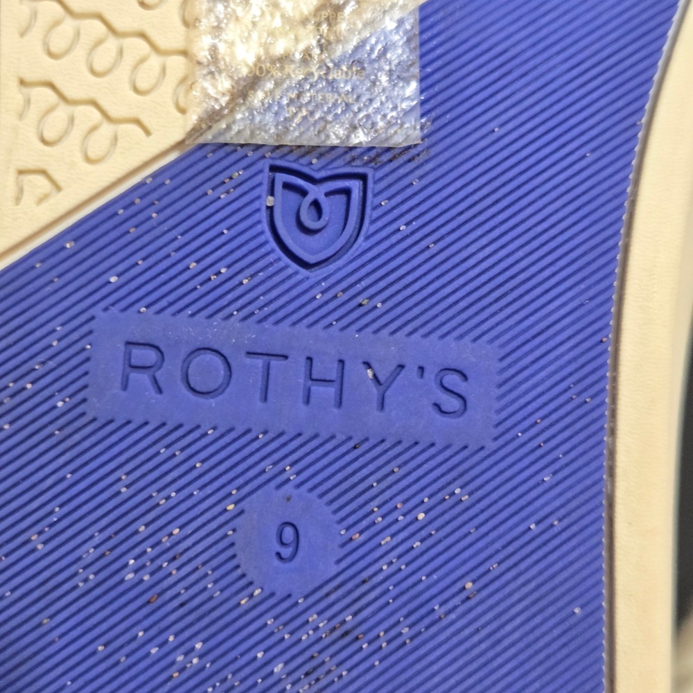 Rothys The Sneaker Womens Sz 9  Pebble Spot Cheetah animal print Slip On Shoes - Picture 10 of 12